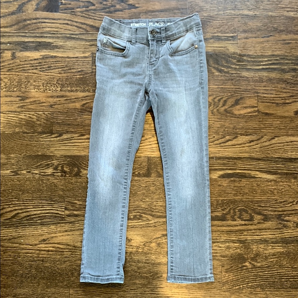 EUC Children's Place Gray Super Skinny Denim Jeans - 6